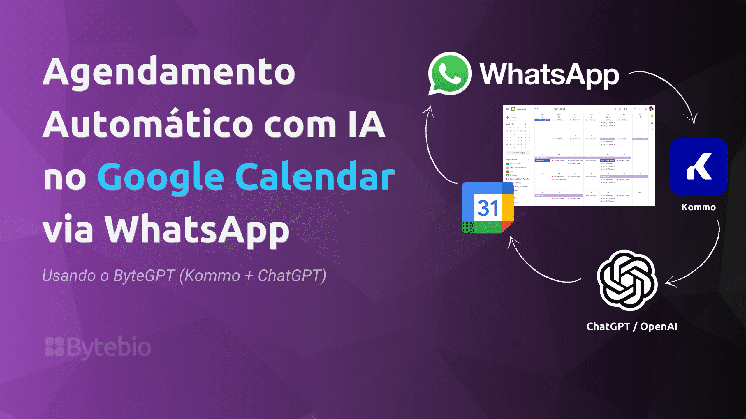 Como agendar reuniões com IA, no Google Calendar, via CRM Kommo